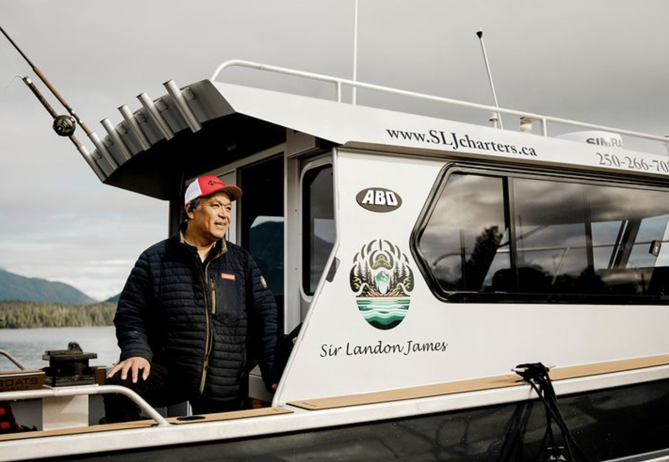 Man on Charter Boat